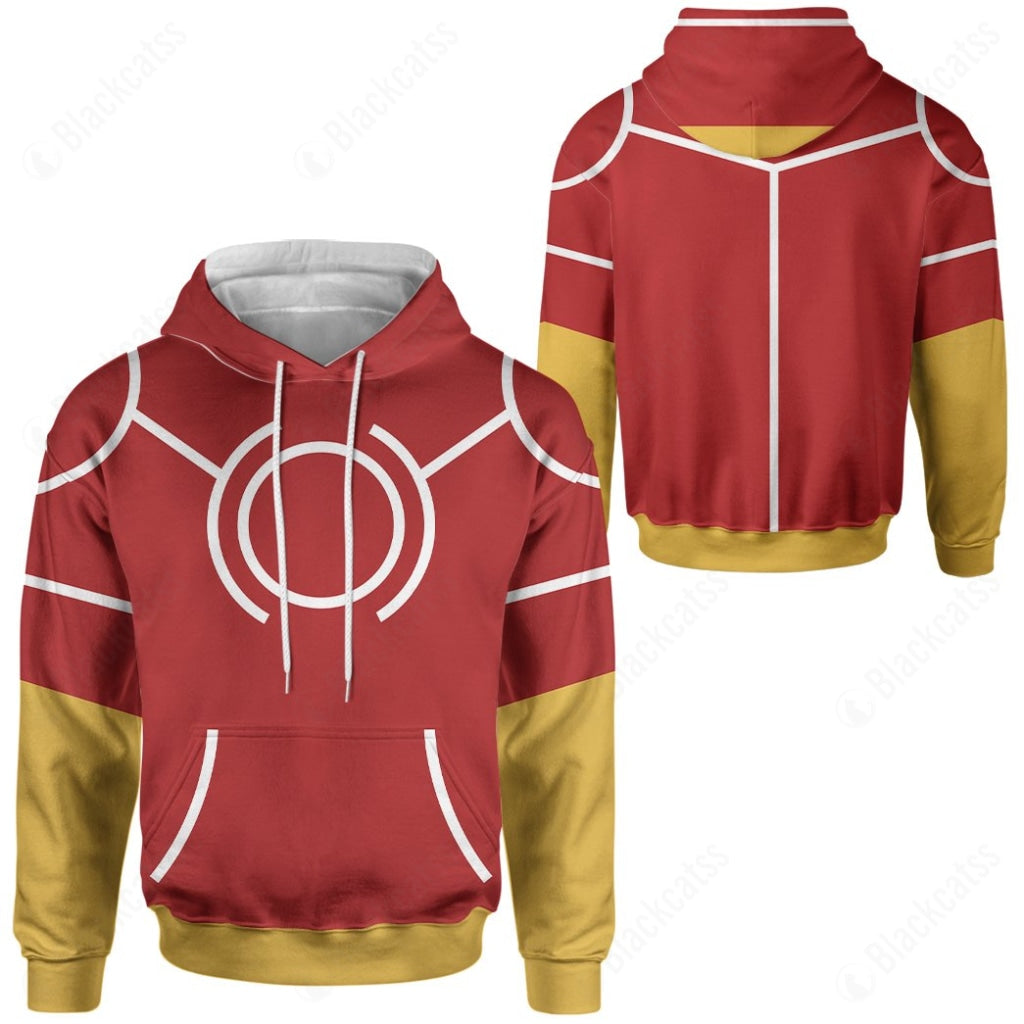 Anime My Hero Academia All Might Costume Hoodie Sweatshirt T-Shirt ...