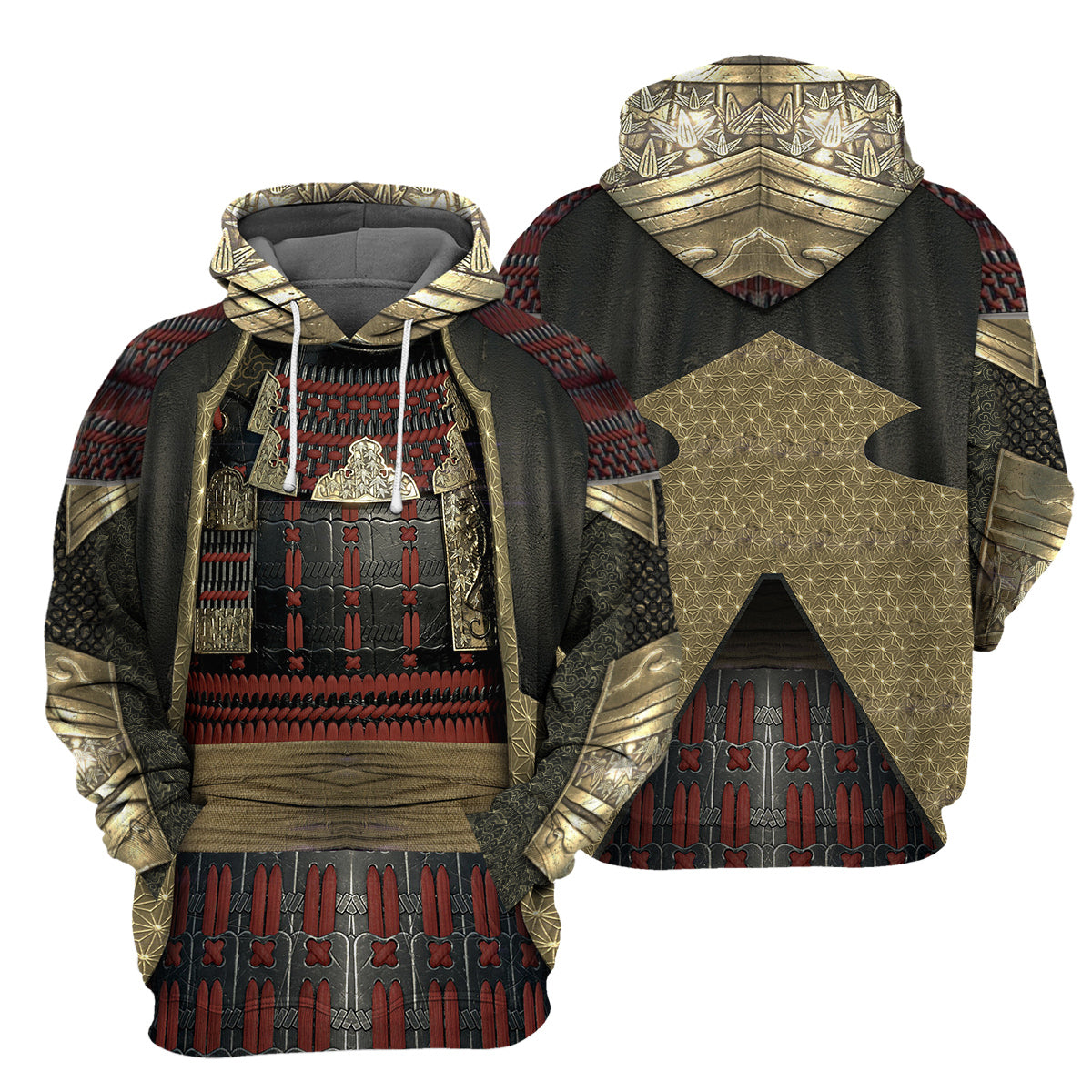 Samurai Costume Hoodie Sweatshirt T-Shirt Sweatpants Tracksuit ...