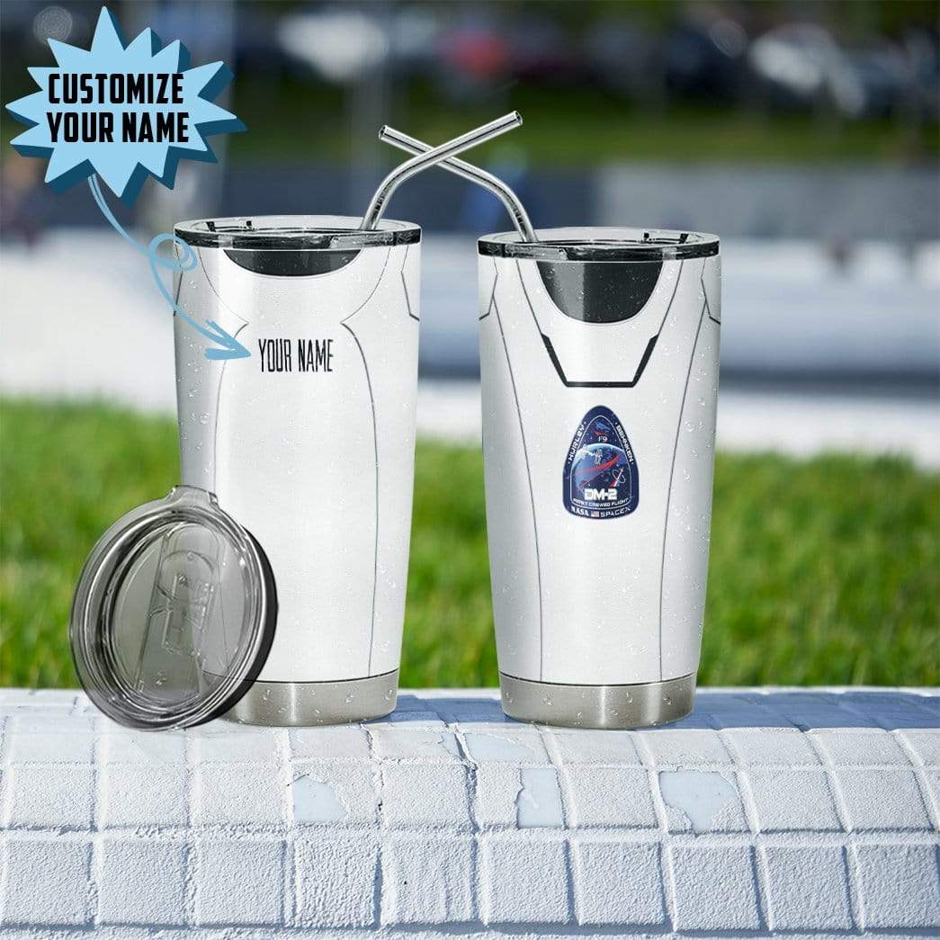 Stormmerch 3D SpaceX NASA Spacesuit Custom Stainless Steel Tumbler