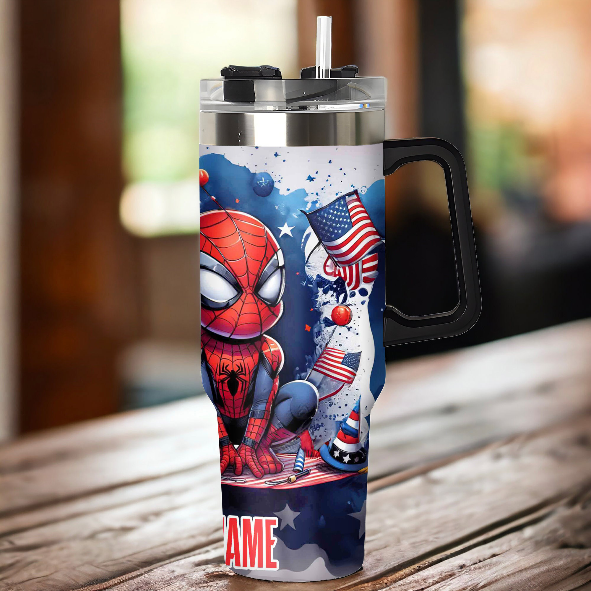 Spider man fashion yeti cup