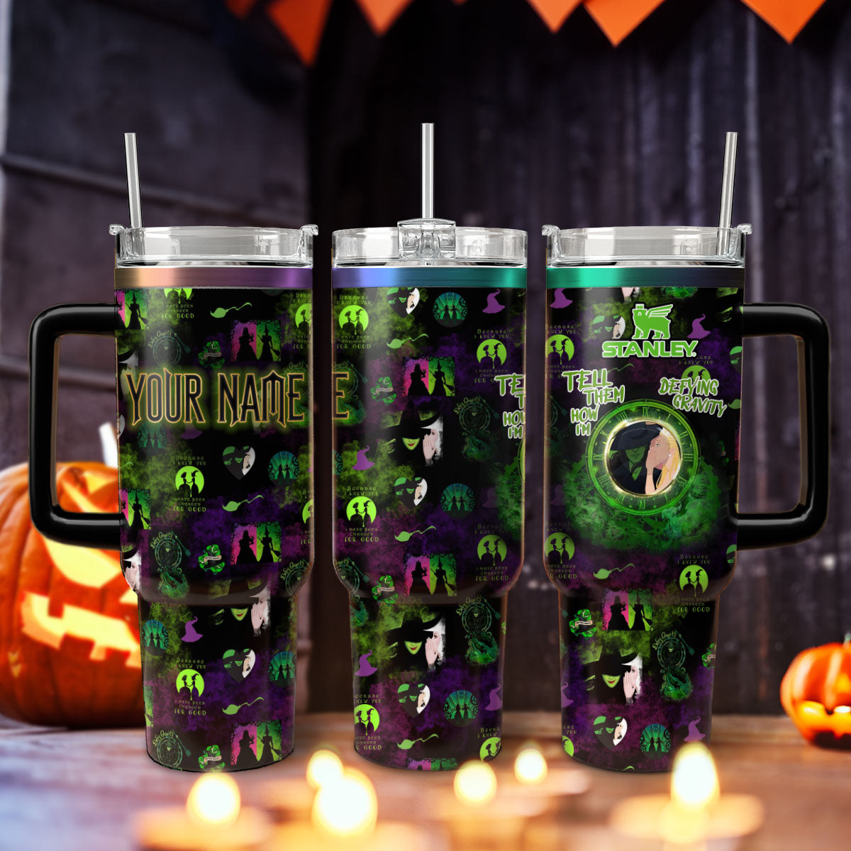 Wicked Movies Custom Stanley Cup 40 oz 30 oz Tumbler With Handle