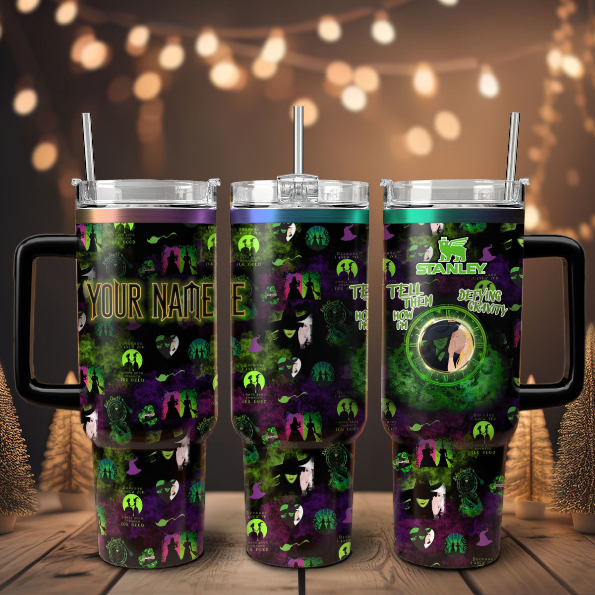 Wicked Movies Custom Stanley Cup 40 oz 30 oz Tumbler With Handle
