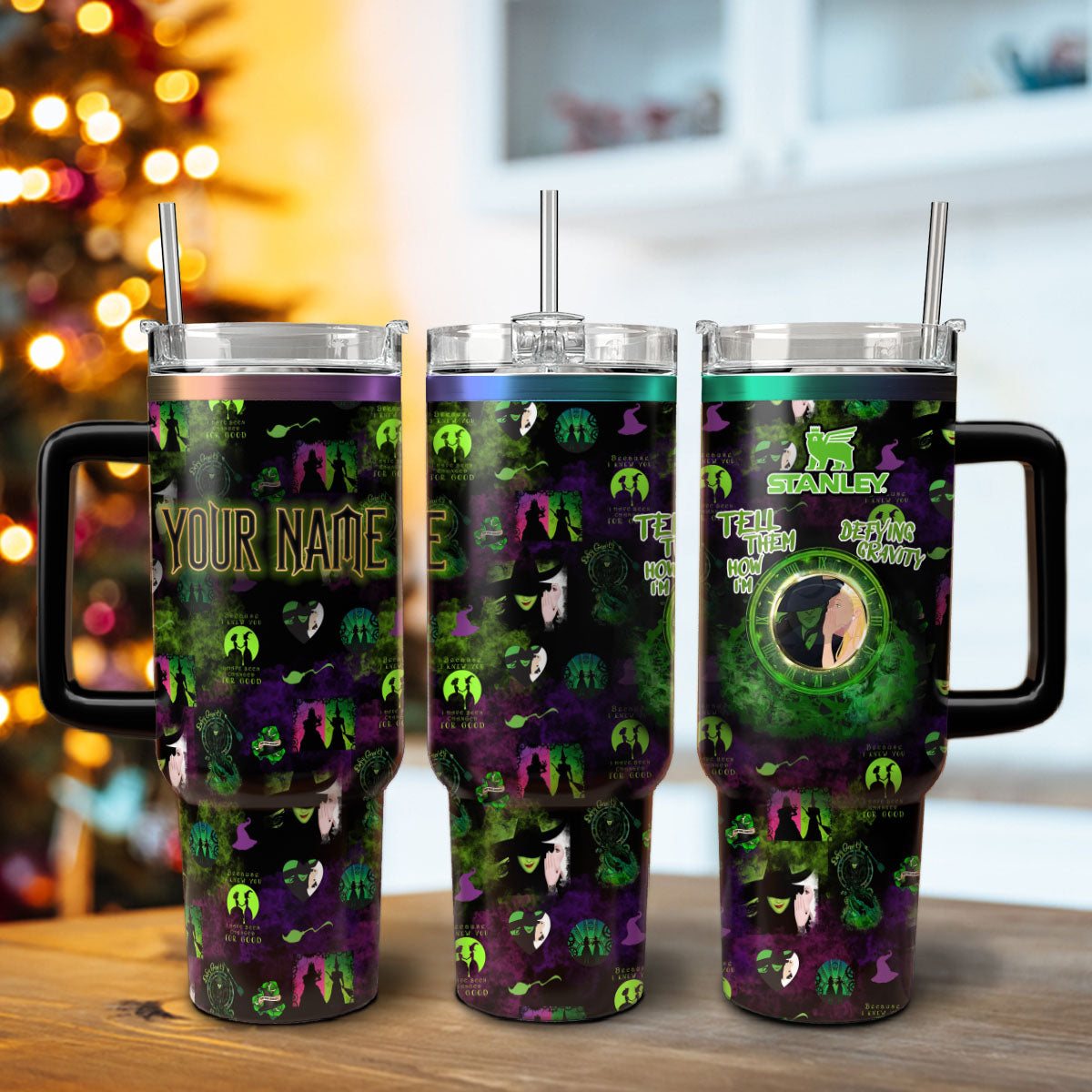 Wicked Movies Custom Stanley Cup 40 oz 30 oz Tumbler With Handle