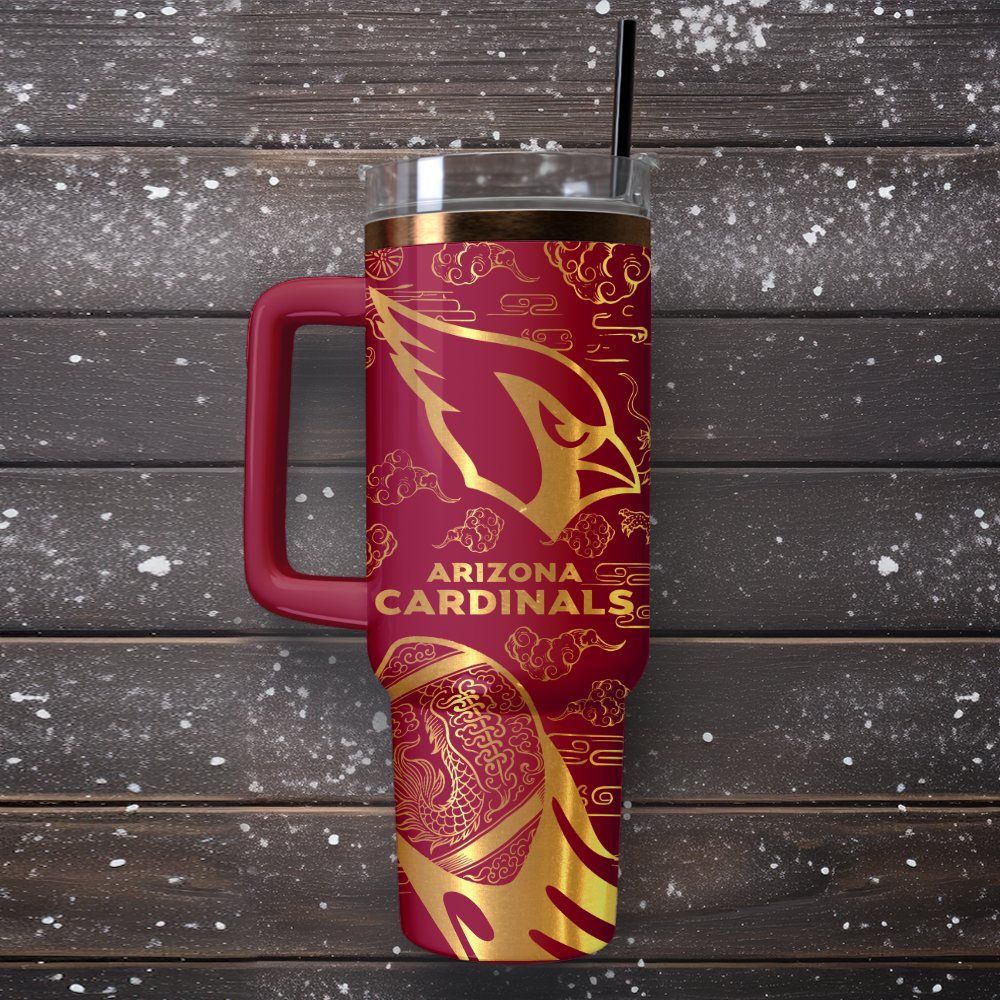 Arizona Cardinals Custom Stanley Cup 40 oz 30 oz Tumbler With Handle