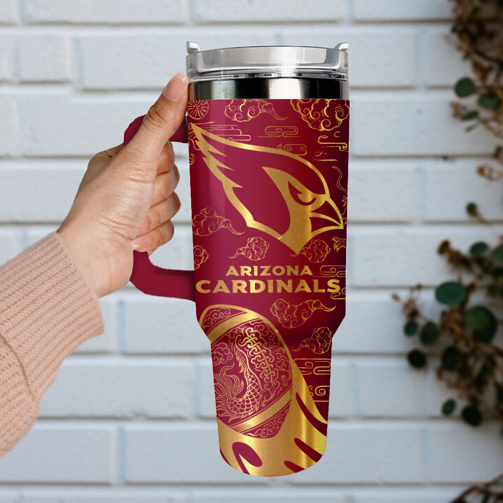 Arizona Cardinals Custom Stanley Cup 40 oz 30 oz Tumbler With Handle