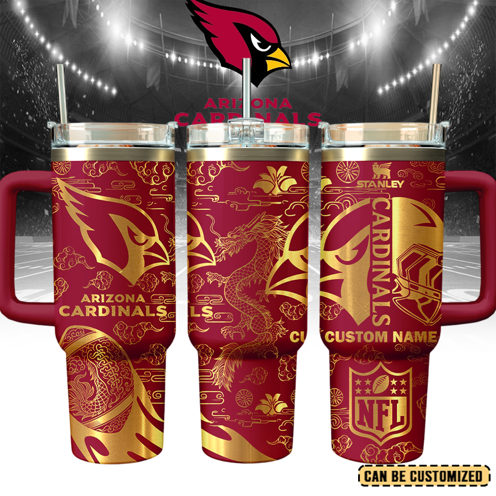 Arizona Cardinals Custom Stanley Cup 40 oz 30 oz Tumbler With Handle
