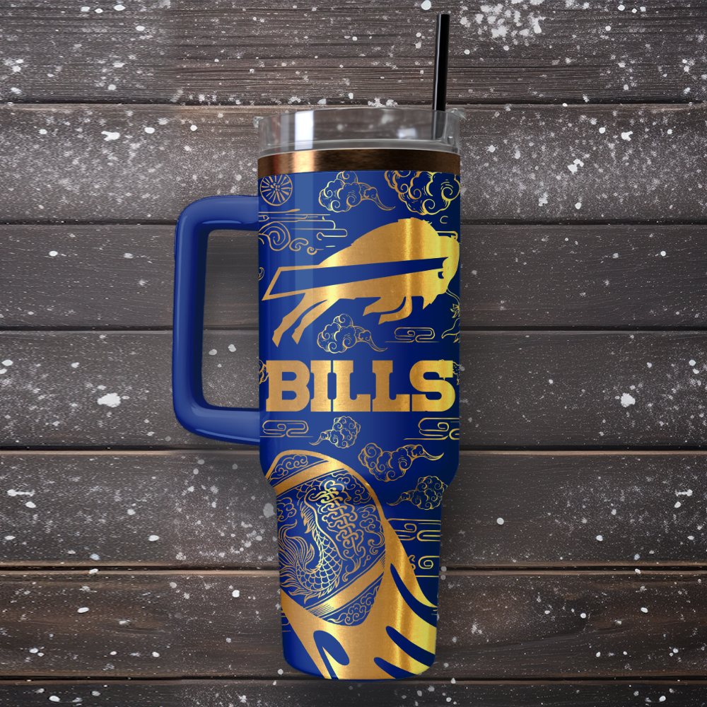 Buffalo Bills Custom Stanley Cup 40 oz 30 oz Tumbler With Handle