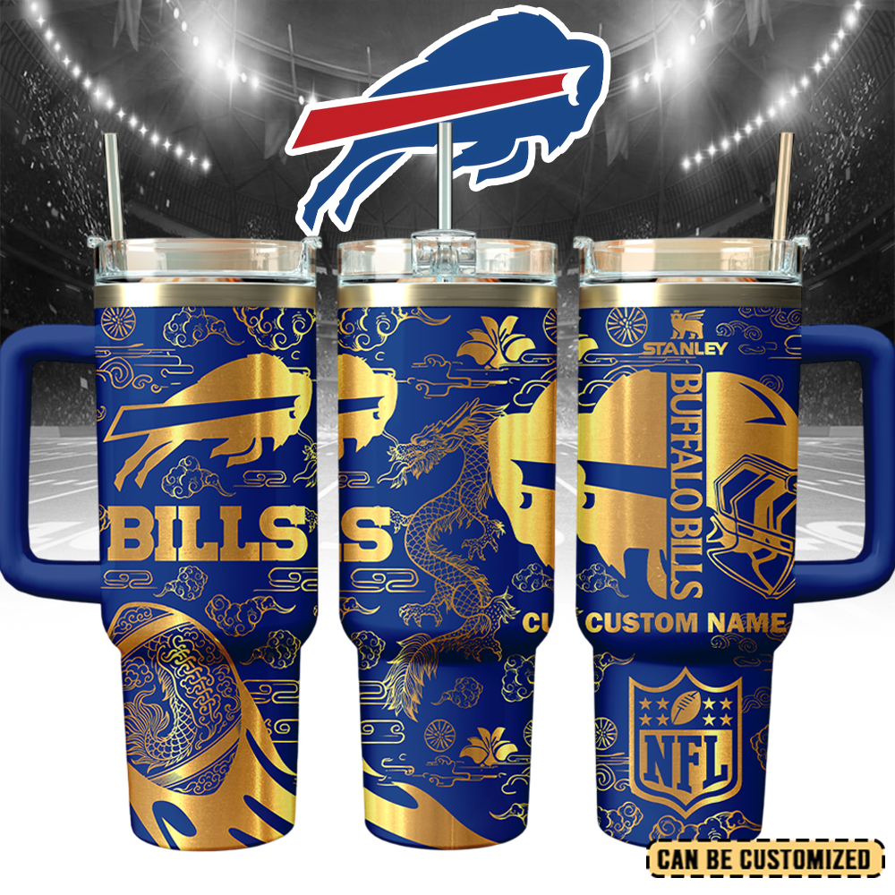 Buffalo Bills Custom Stanley Cup 40 oz 30 oz Tumbler With Handle