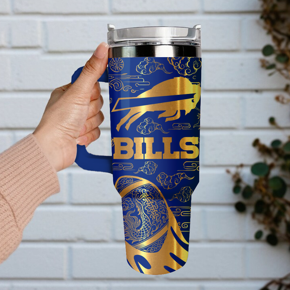 Buffalo Bills Custom Stanley Cup 40 oz 30 oz Tumbler With Handle