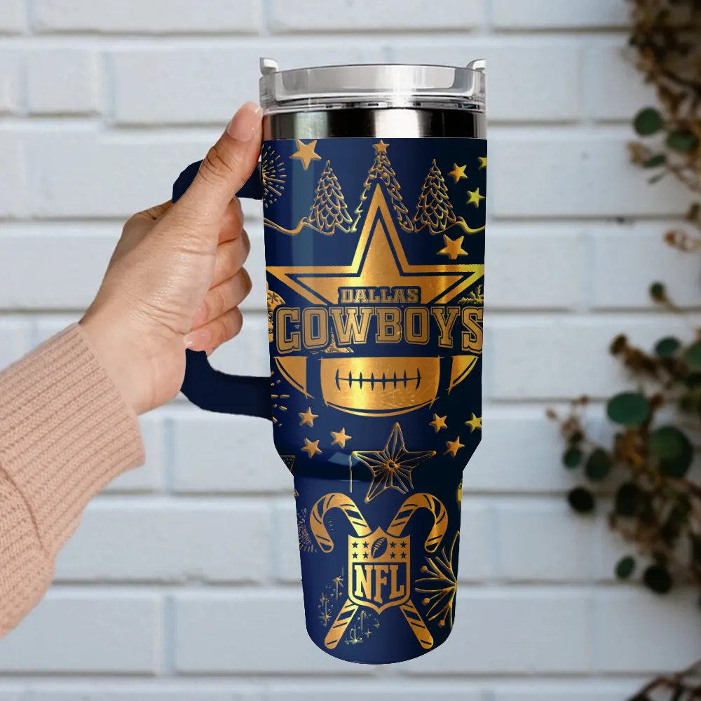 Dallas Cowboys Custom Stanley Cup 40 oz 30 oz Tumbler With Handle