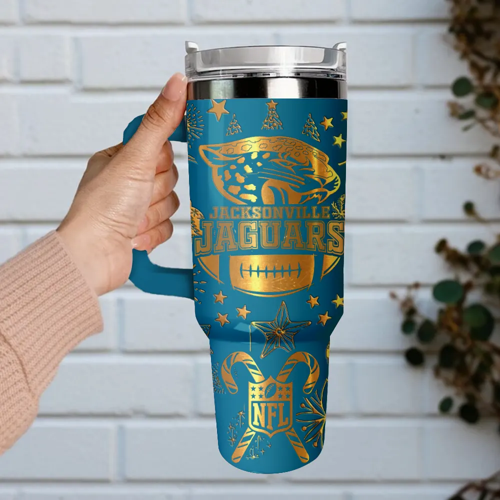 Jacksonville Jaguars Custom Stanley Cup 40 oz 30 oz Tumbler With Handle