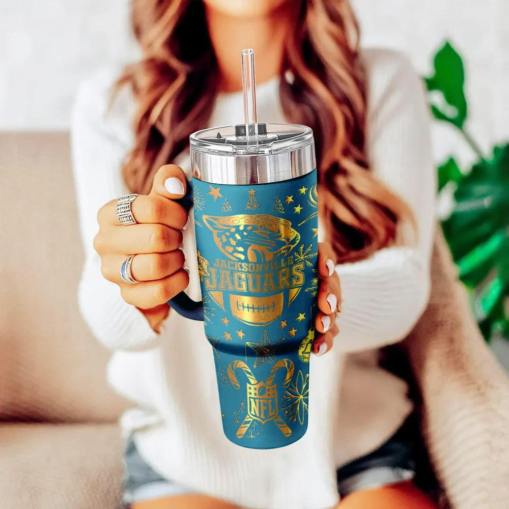 Jacksonville Jaguars Custom Stanley Cup 40 oz 30 oz Tumbler With Handle
