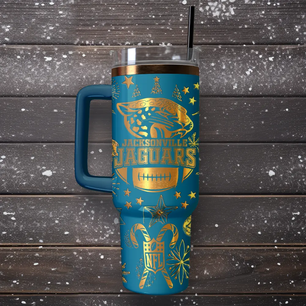 Jacksonville Jaguars Custom Stanley Cup 40 oz 30 oz Tumbler With Handle
