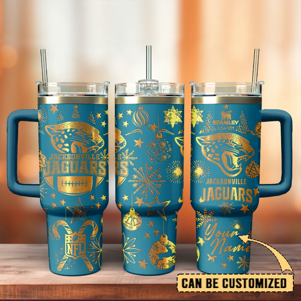Jacksonville Jaguars Custom Stanley Cup 40 oz 30 oz Tumbler With Handle