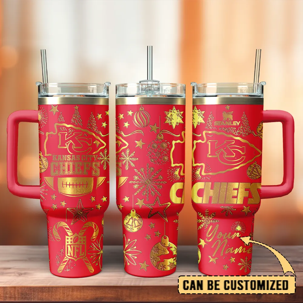 Kansas City Chiefs Custom Stanley Cup 40 oz 30 oz Tumbler With Handle