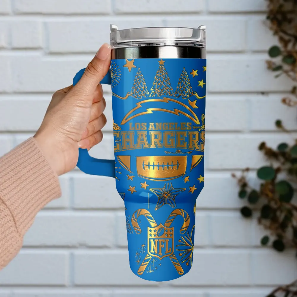 Los Angeles Chargers Custom Stanley Cup 40 oz 30 oz Tumbler With Handle