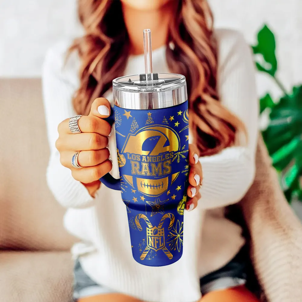 Los Angeles Rams Custom Stanley Cup 40 oz 30 oz Tumbler With Handle