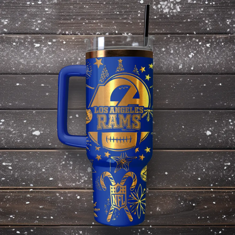 Los Angeles Rams Custom Stanley Cup 40 oz 30 oz Tumbler With Handle