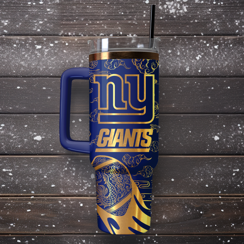 New York Giants Custom Stanley Cup 40 oz 30 oz Tumbler With Handle