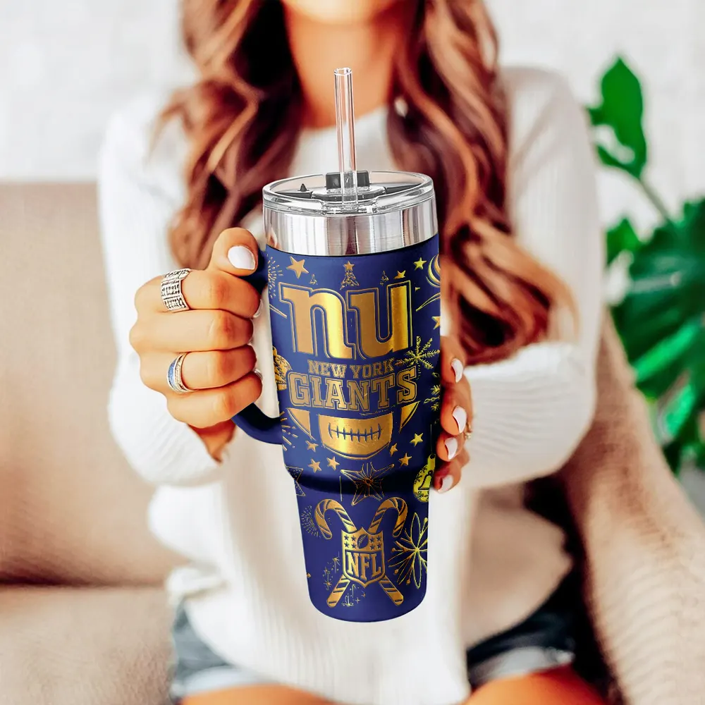 New York Giants Custom Stanley Cup 40 oz 30 oz Tumbler With Handle