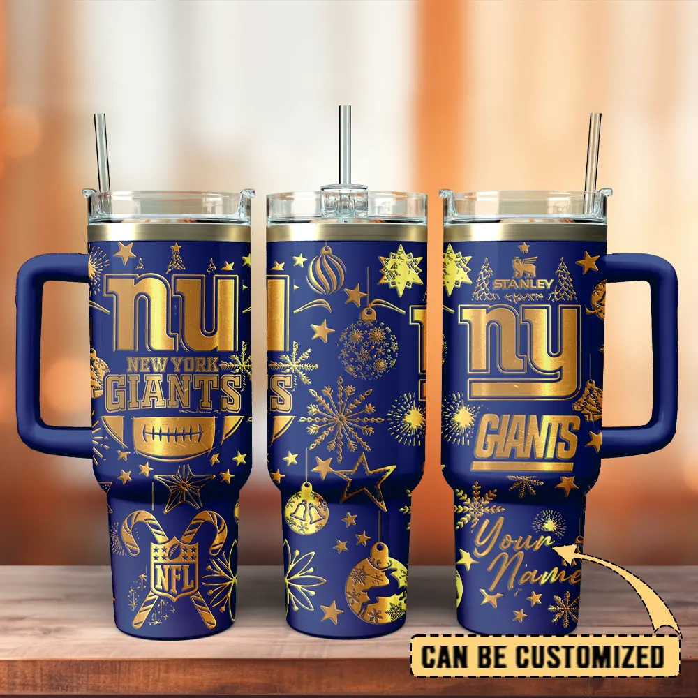 New York Giants Custom Stanley Cup 40 oz 30 oz Tumbler With Handle