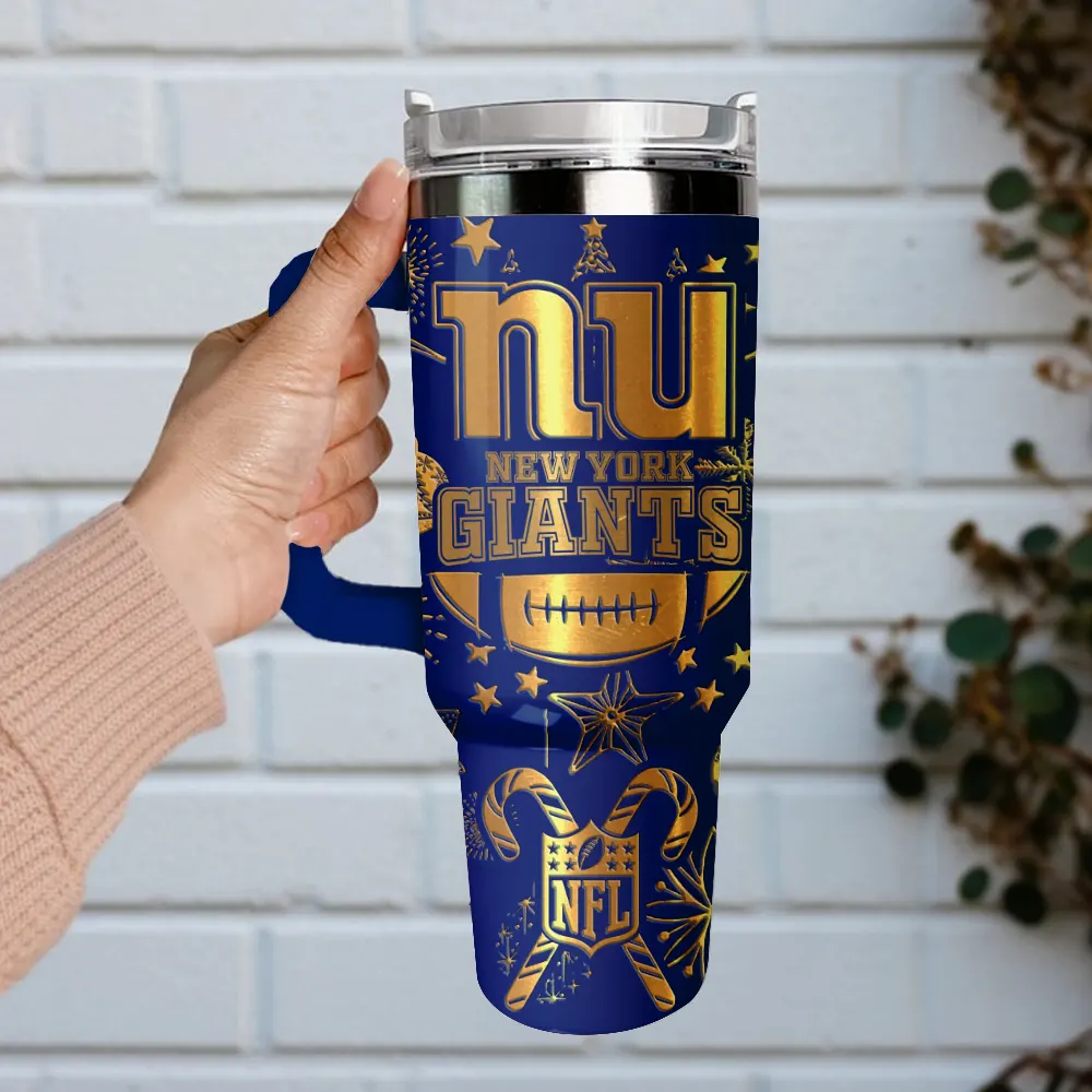 New York Giants Custom Stanley Cup 40 oz 30 oz Tumbler With Handle