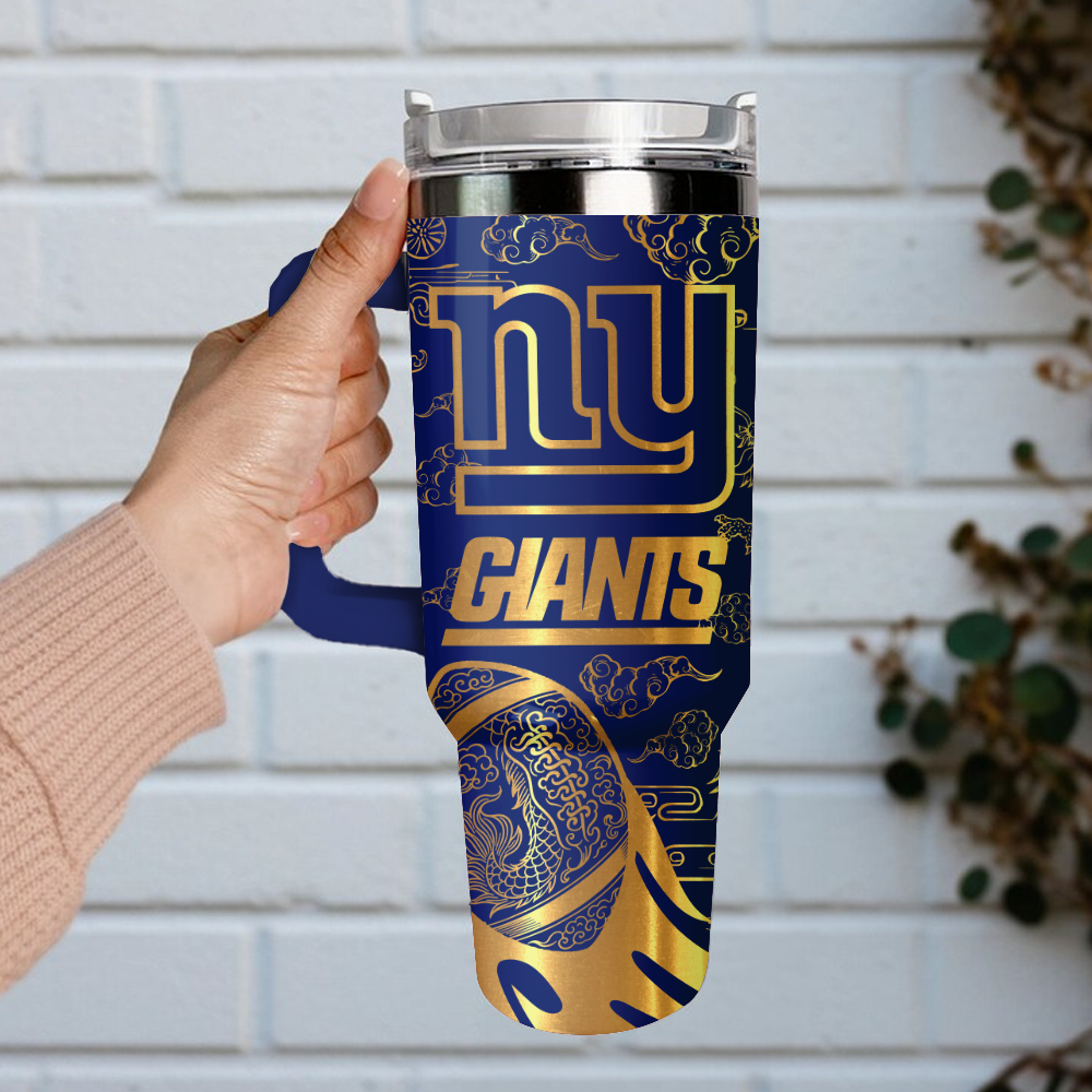 New York Giants Custom Stanley Cup 40 oz 30 oz Tumbler With Handle