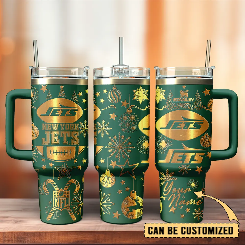 New York Jets Custom Stanley Cup 40 oz 30 oz Tumbler With Handle