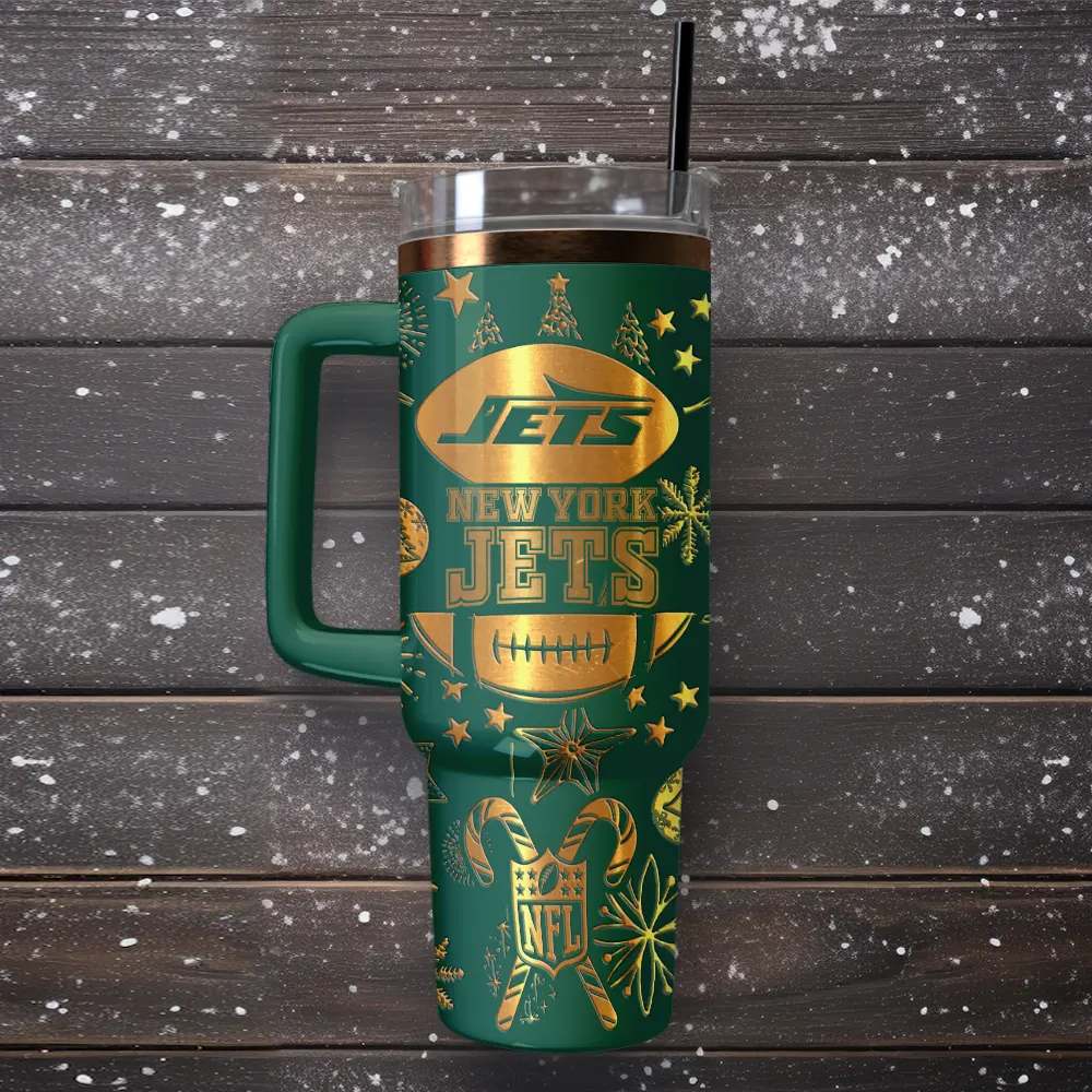 New York Jets Custom Stanley Cup 40 oz 30 oz Tumbler With Handle