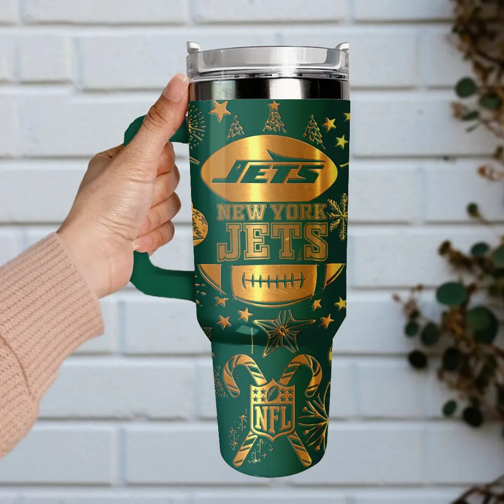 New York Jets Custom Stanley Cup 40 oz 30 oz Tumbler With Handle