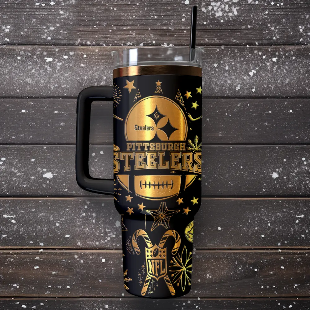 Pittsburgh Steelers Custom Stanley Cup 40 oz 30 oz Tumbler With Handle