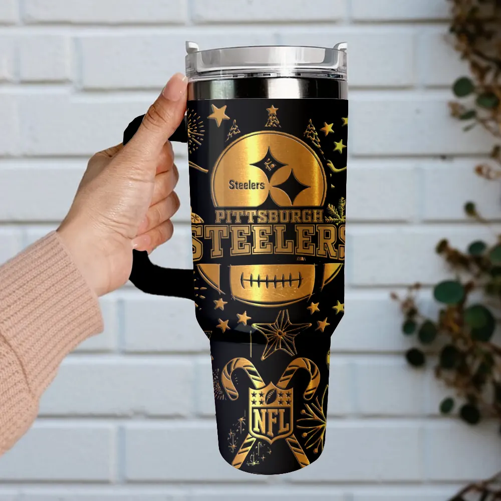 Pittsburgh Steelers Custom Stanley Cup 40 oz 30 oz Tumbler With Handle