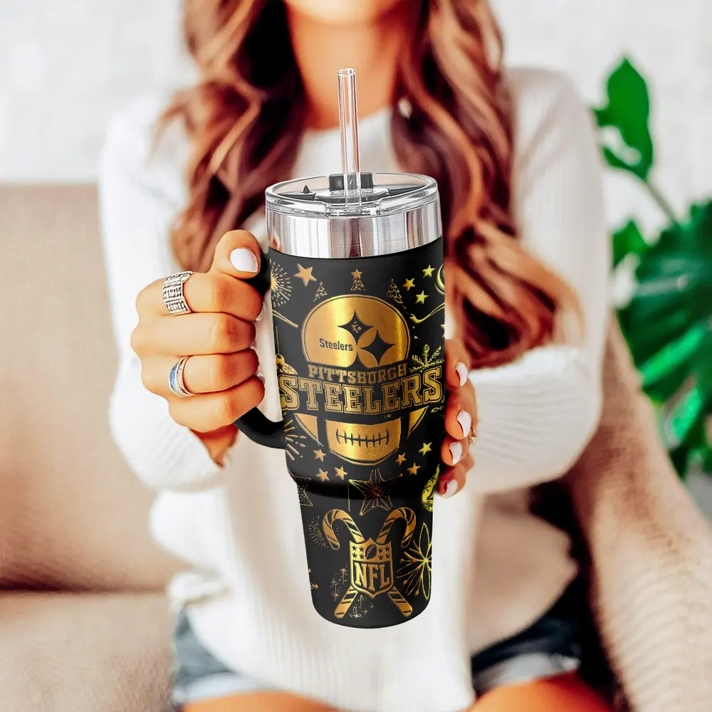 Pittsburgh Steelers Custom Stanley Cup 40 oz 30 oz Tumbler With Handle