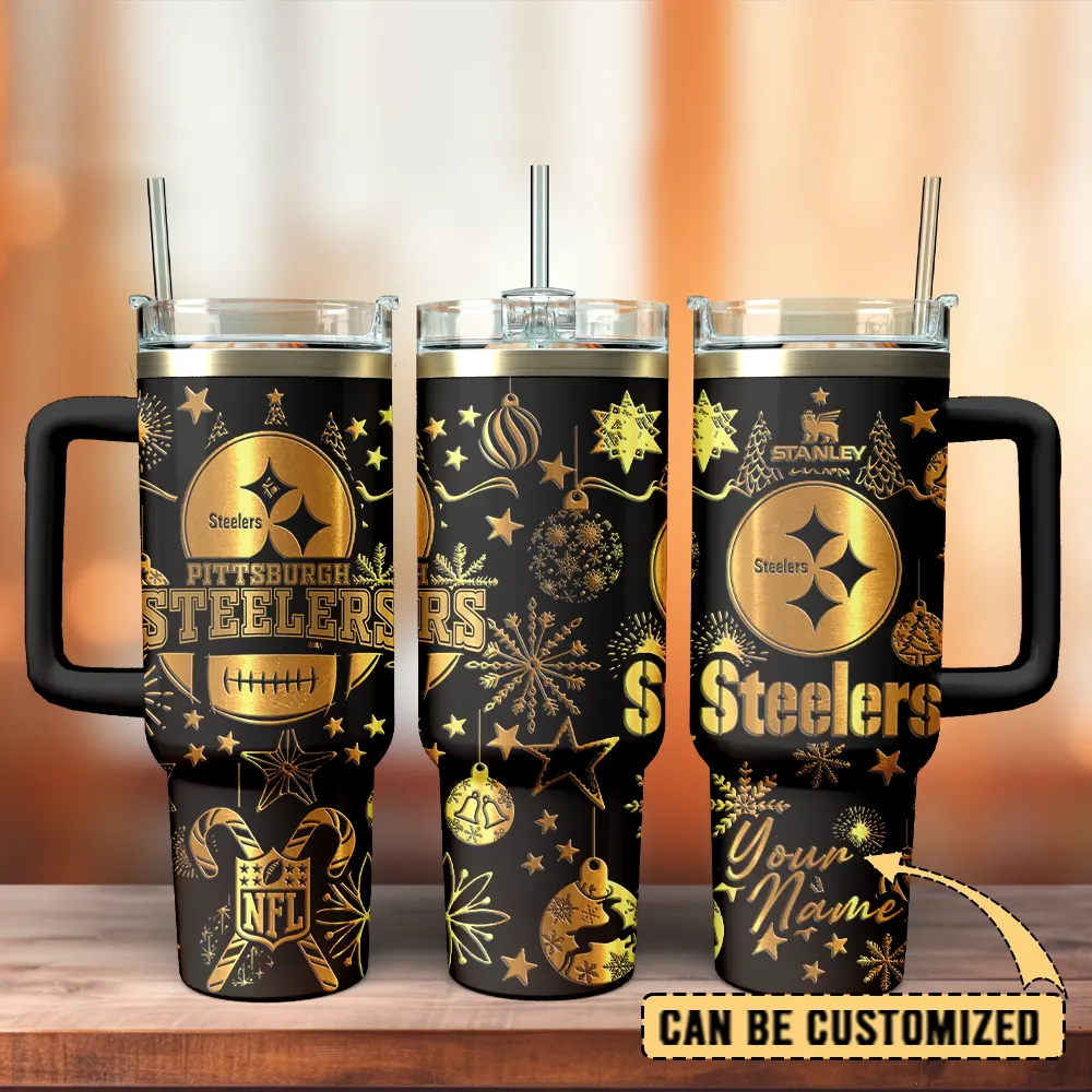 Pittsburgh Steelers Custom Stanley Cup 40 oz 30 oz Tumbler With Handle