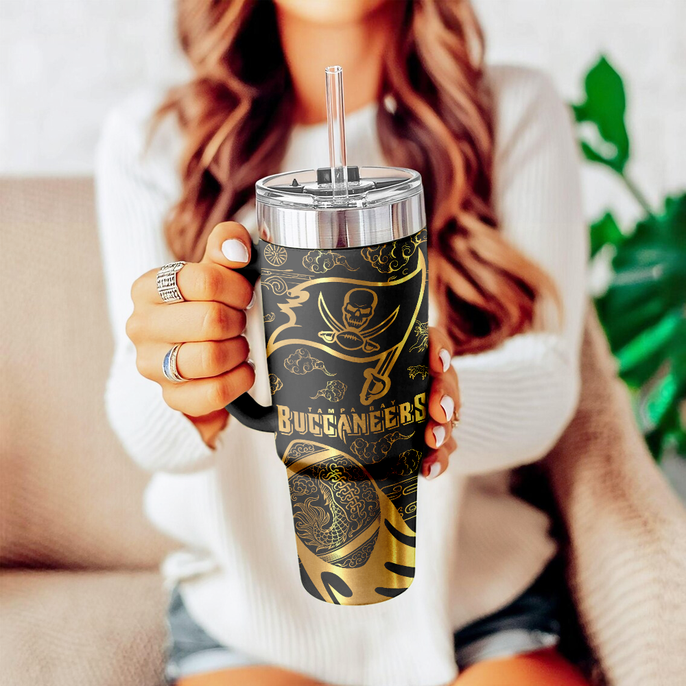 Tampa Bay Buccaneers Custom Stanley Cup 40 oz 30 oz Tumbler With Handle