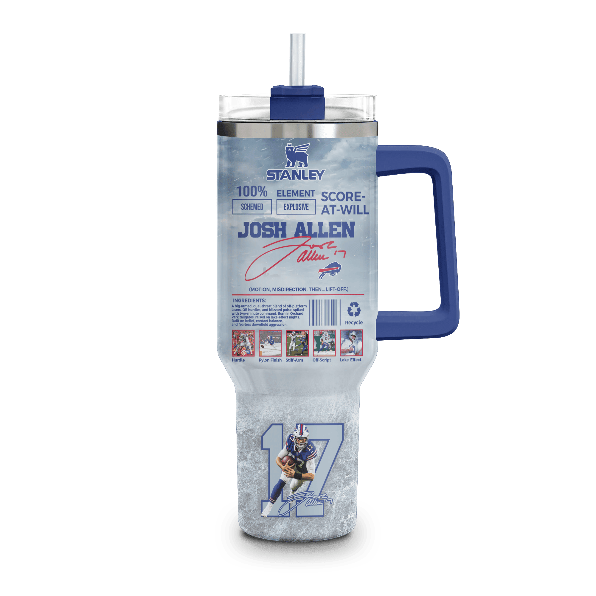 Buffalo Bills NFL Custom Stanley Cup 40 oz 30 oz Tumbler With Handle