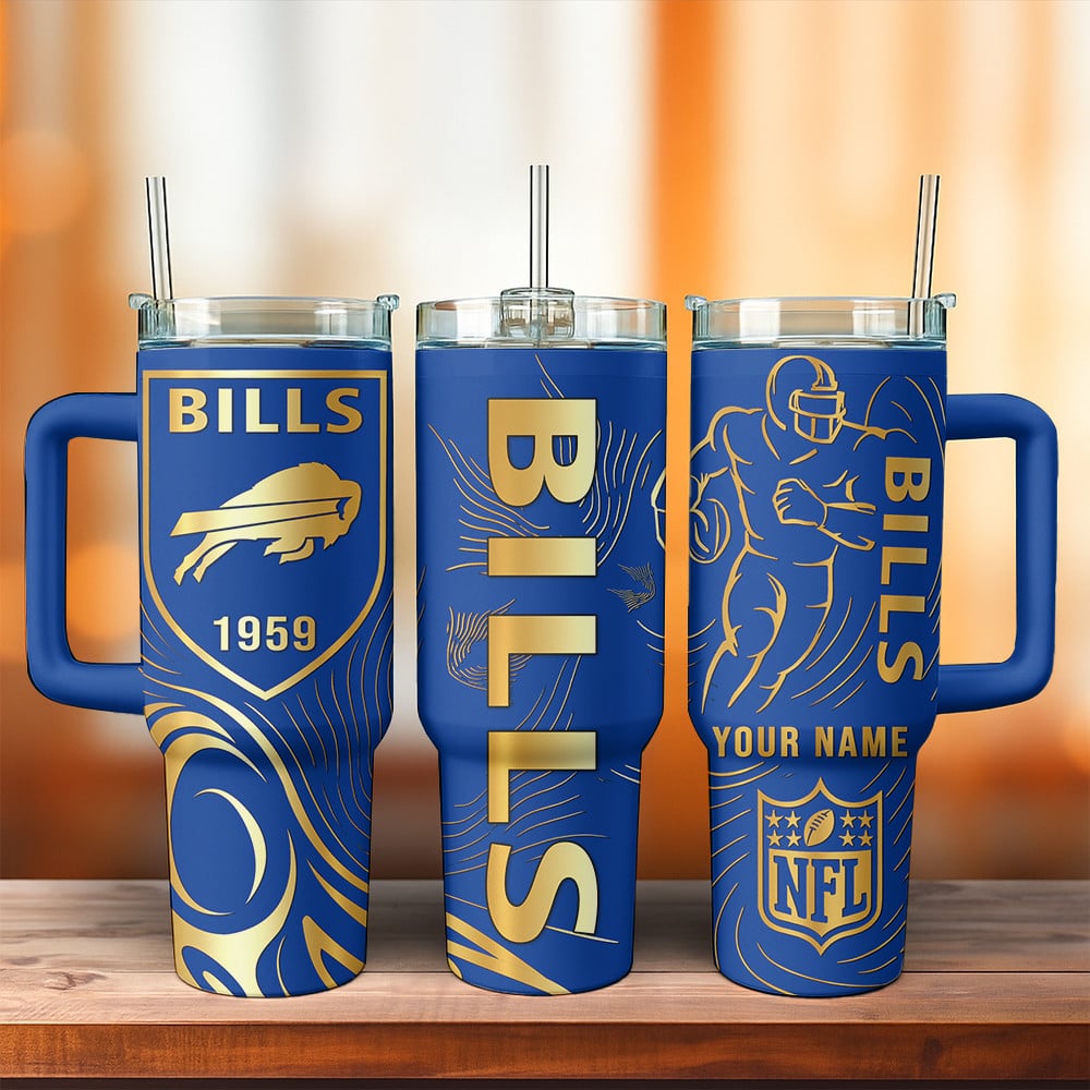 Buffalo Bills NFL Custom Stanley Cup 40 oz 30 oz Tumbler With Handle