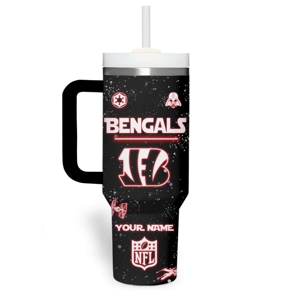 Cincinnati Bengals NFL Custom Stanley Cup 40 oz 30 oz Tumbler With Handle