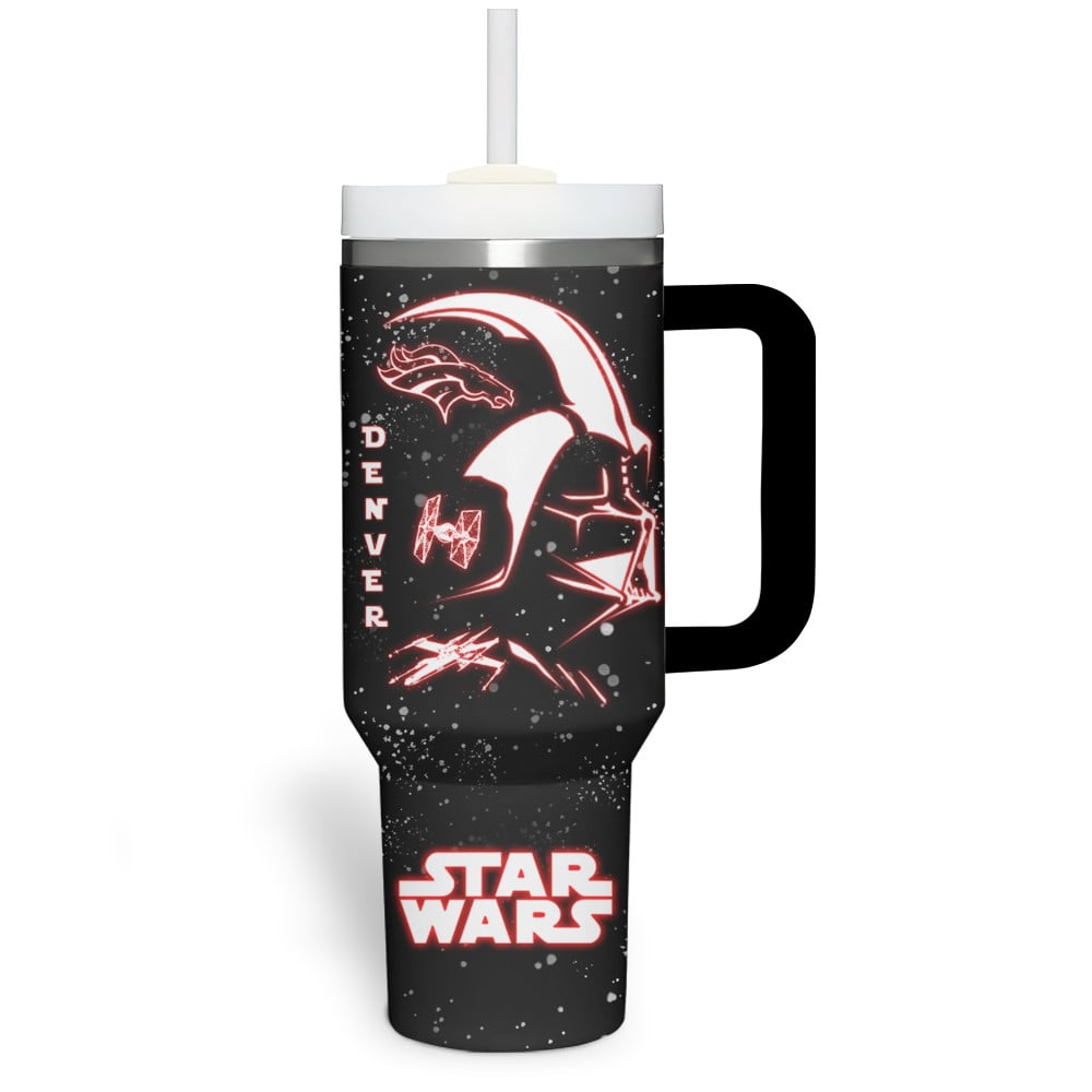 Denver Broncos NFL Custom Stanley Cup 40 oz 30 oz Tumbler With Handle
