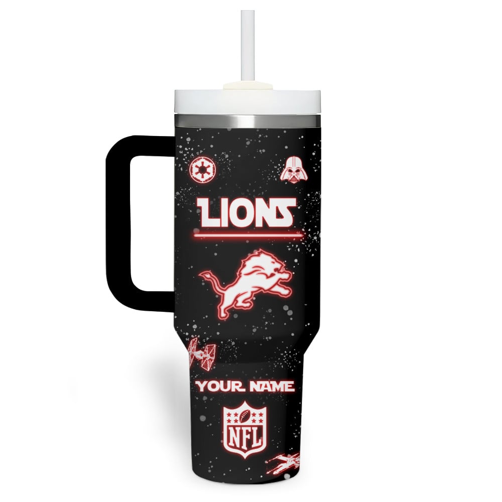 Detroit Lions NFL Custom Stanley Cup 40 oz 30 oz Tumbler With Handle