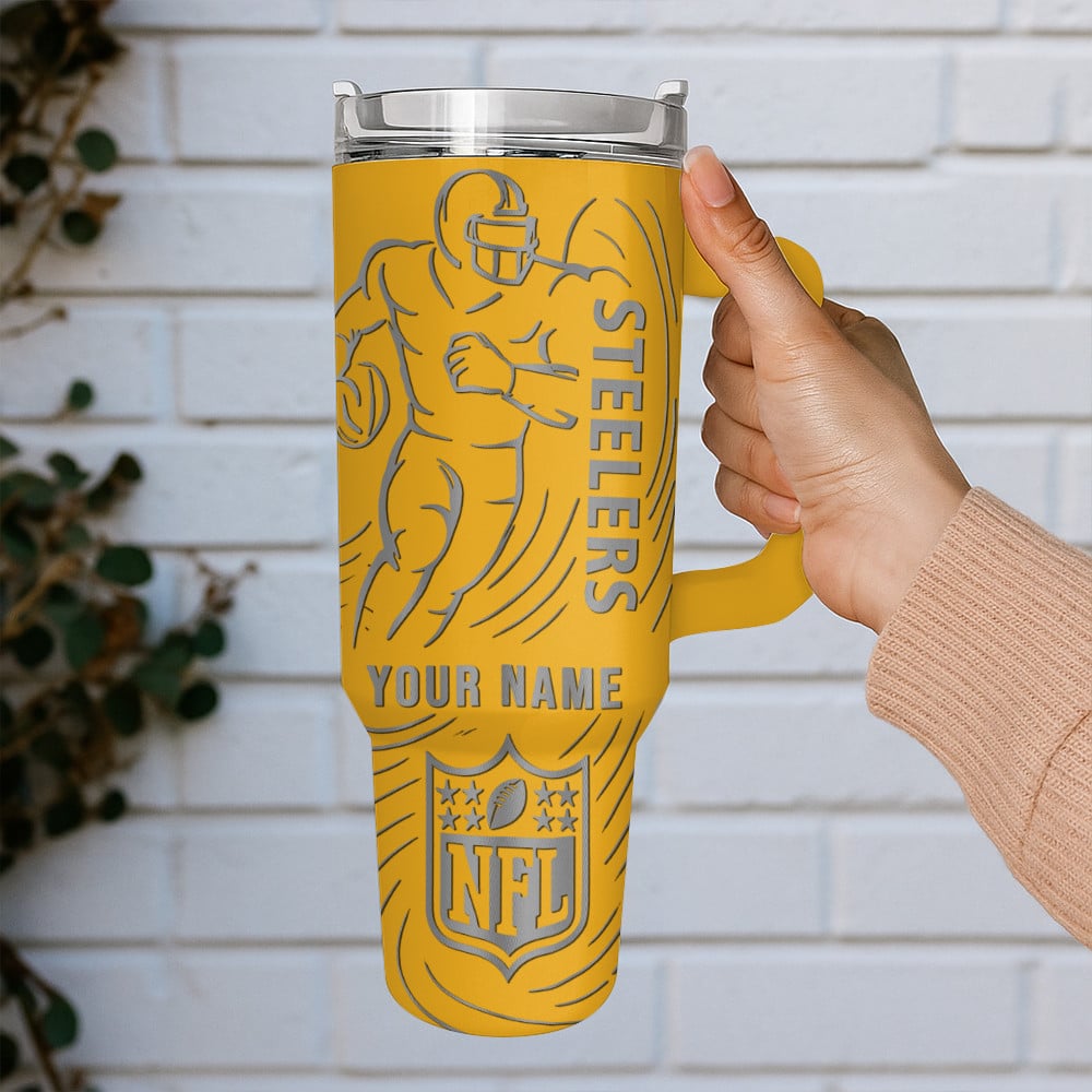 Pittsburgh Steelers NFL Custom Stanley Cup 40 oz 30 oz Tumbler With Handle