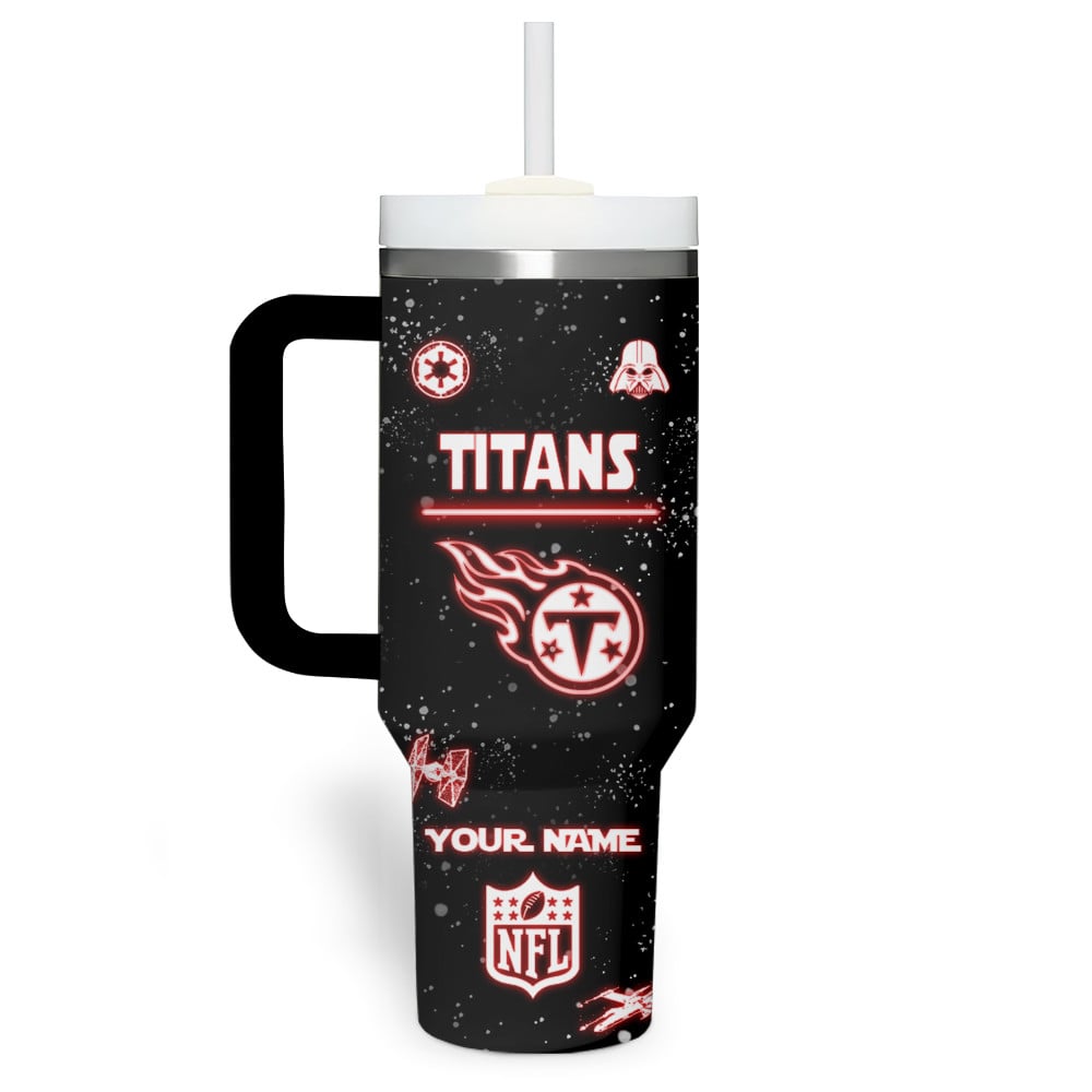 Tennessee Titans NFL Custom Stanley Cup 40 oz 30 oz Tumbler With Handle