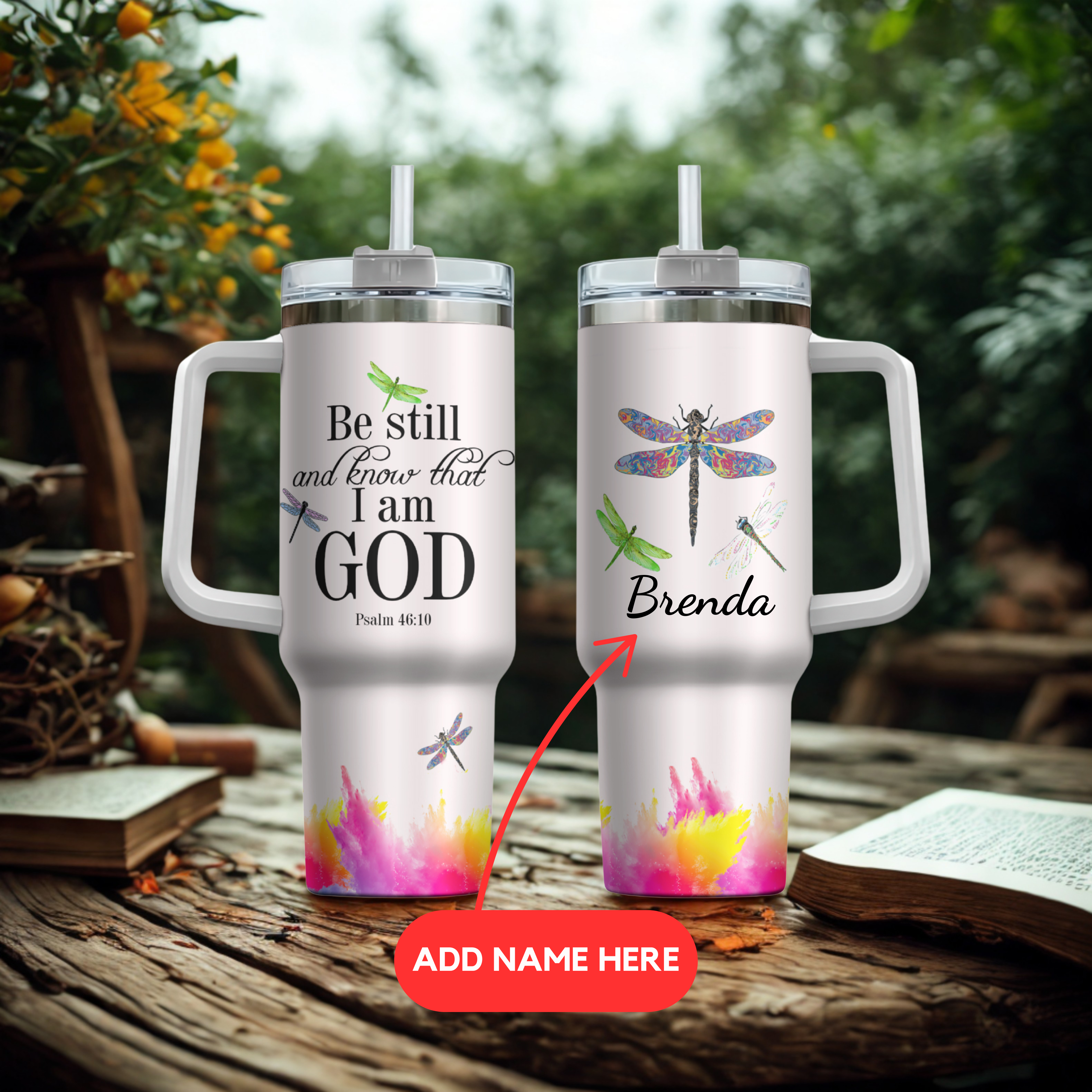 Be Still And Know That I Am God Custom Stanley Cup 40 oz 30 oz Tumbler With Handle