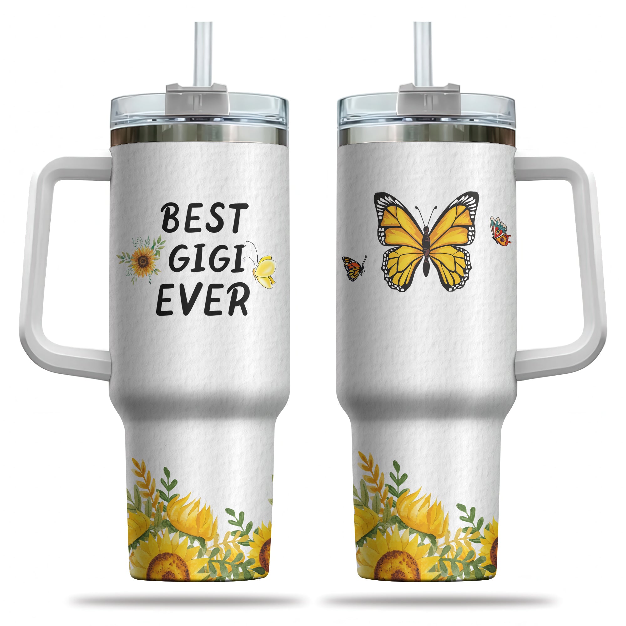 Best GIGI Ever Custom Stanley Cup 40 oz 30 oz Tumbler With Handle