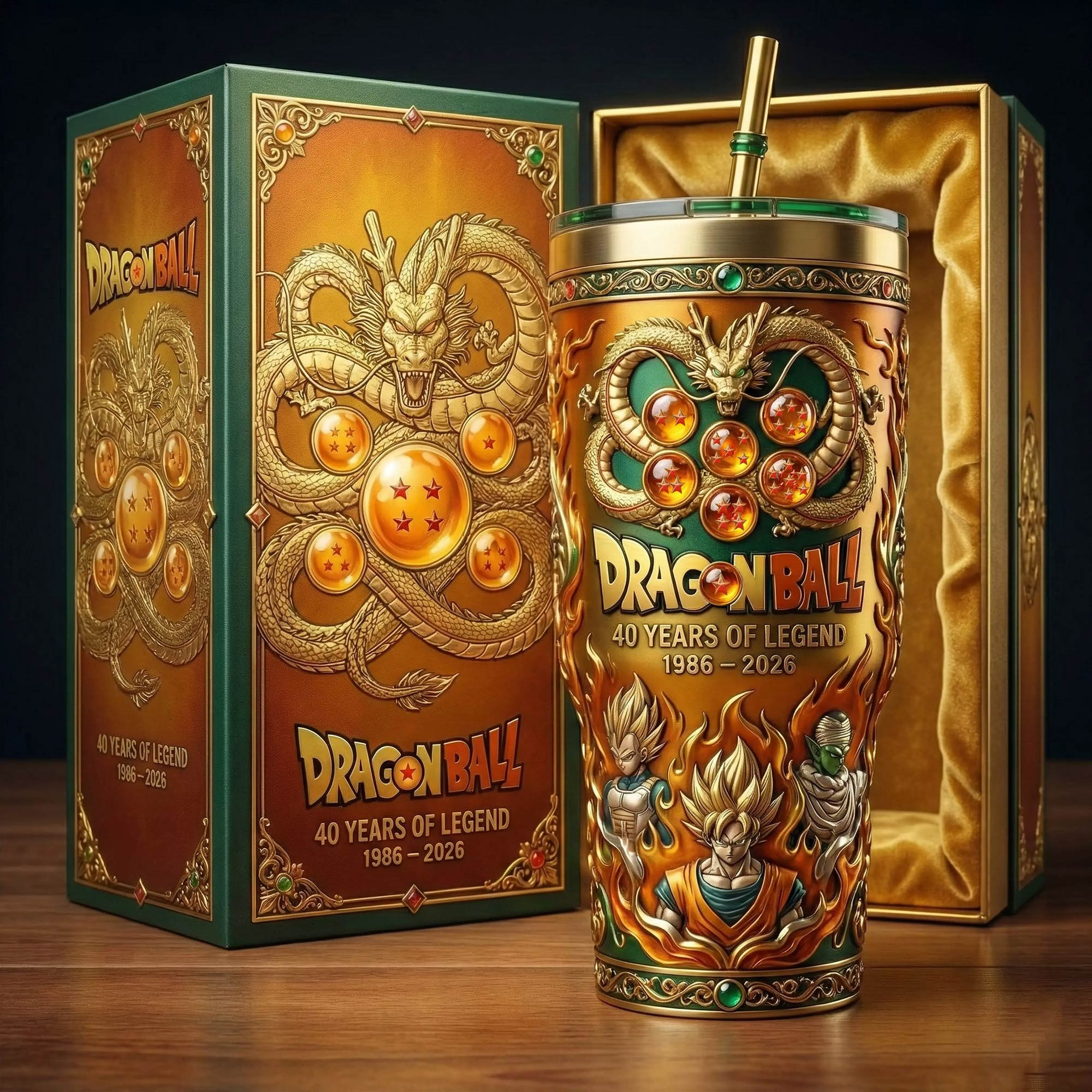 Dragon Ball Anime Custom Stanley Cup 40 oz 30 oz Tumbler With Handle