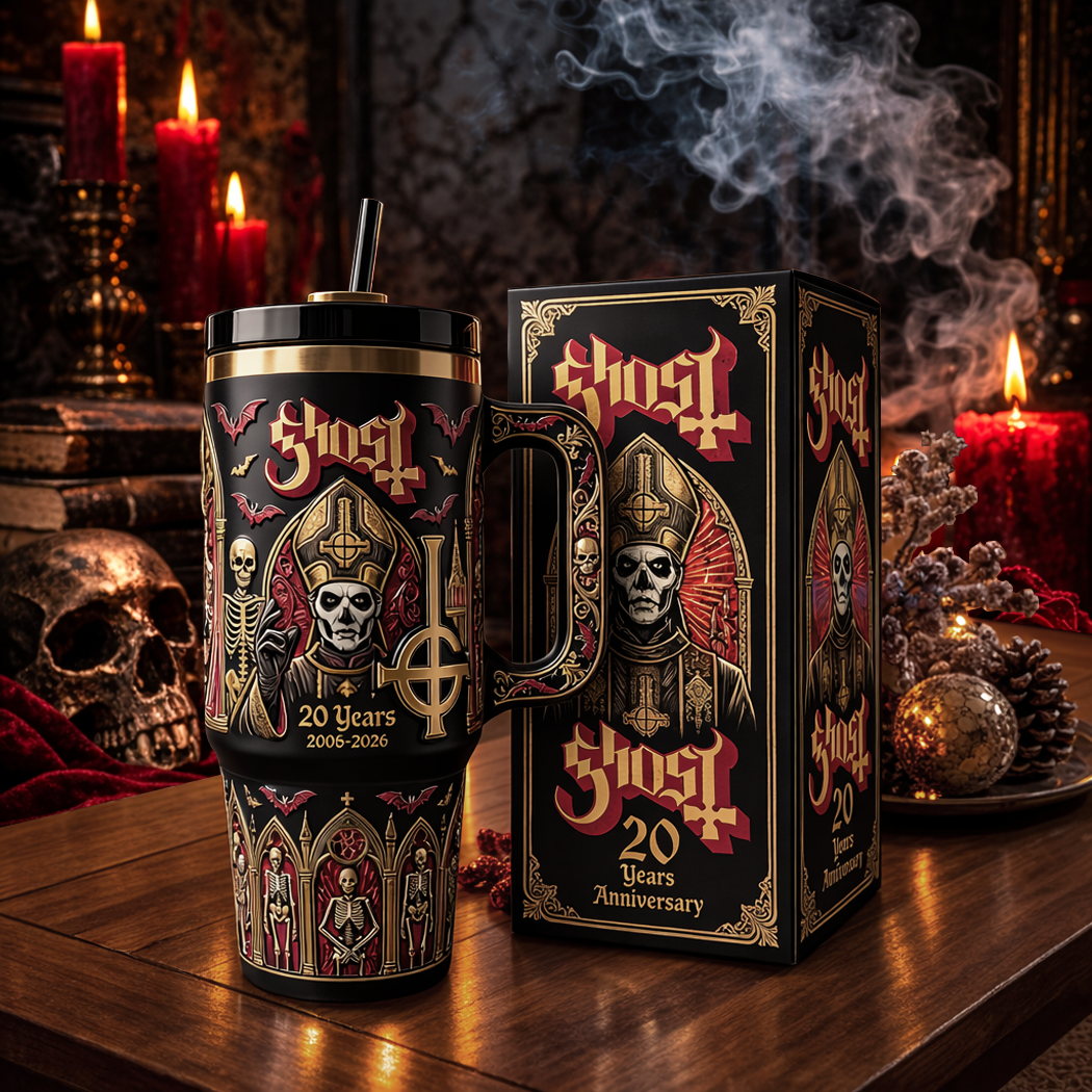Ghost 20th Anniversary Custom Stanley Cup 40 oz 30 oz Tumbler With Handle