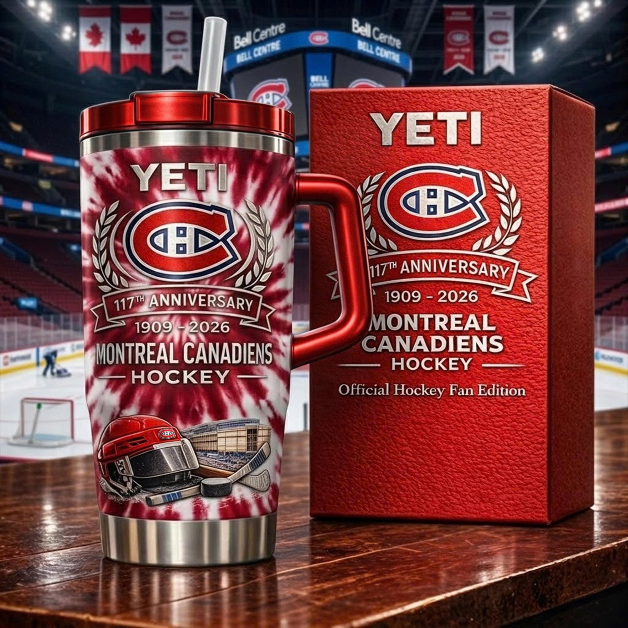 Montreal Canadaiens NHL Custom Stanley Cup 40 oz 30 oz Tumbler With Handle