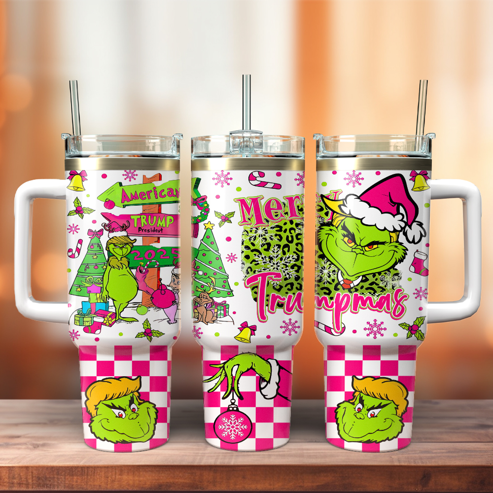 The Grinch Movies Christmas Custom Stanley Cup 40 oz 30 oz Tumbler With Handle