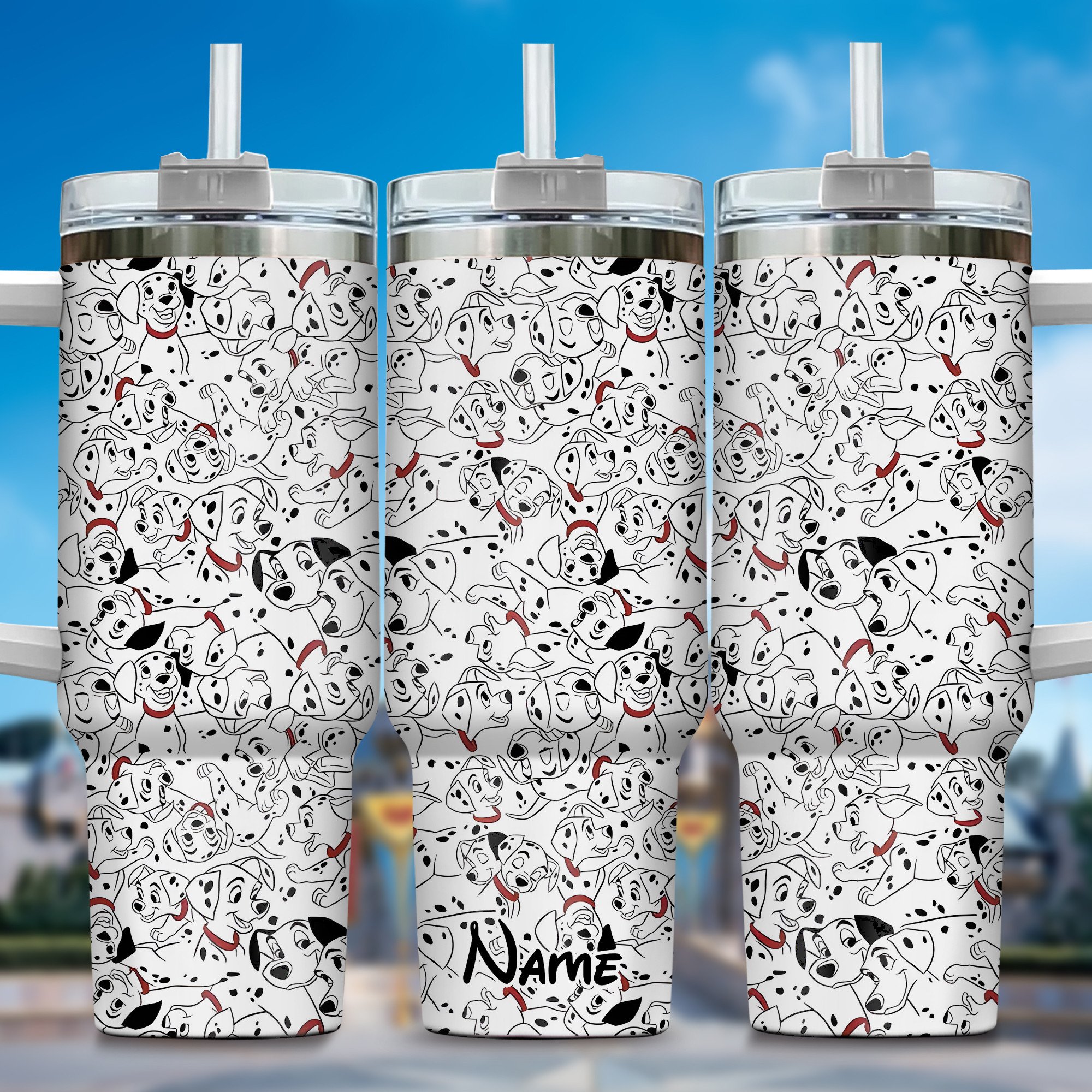 101 Dalmatians Movies Custom Stanley Cup 40 oz 30 oz Tumbler With Handle