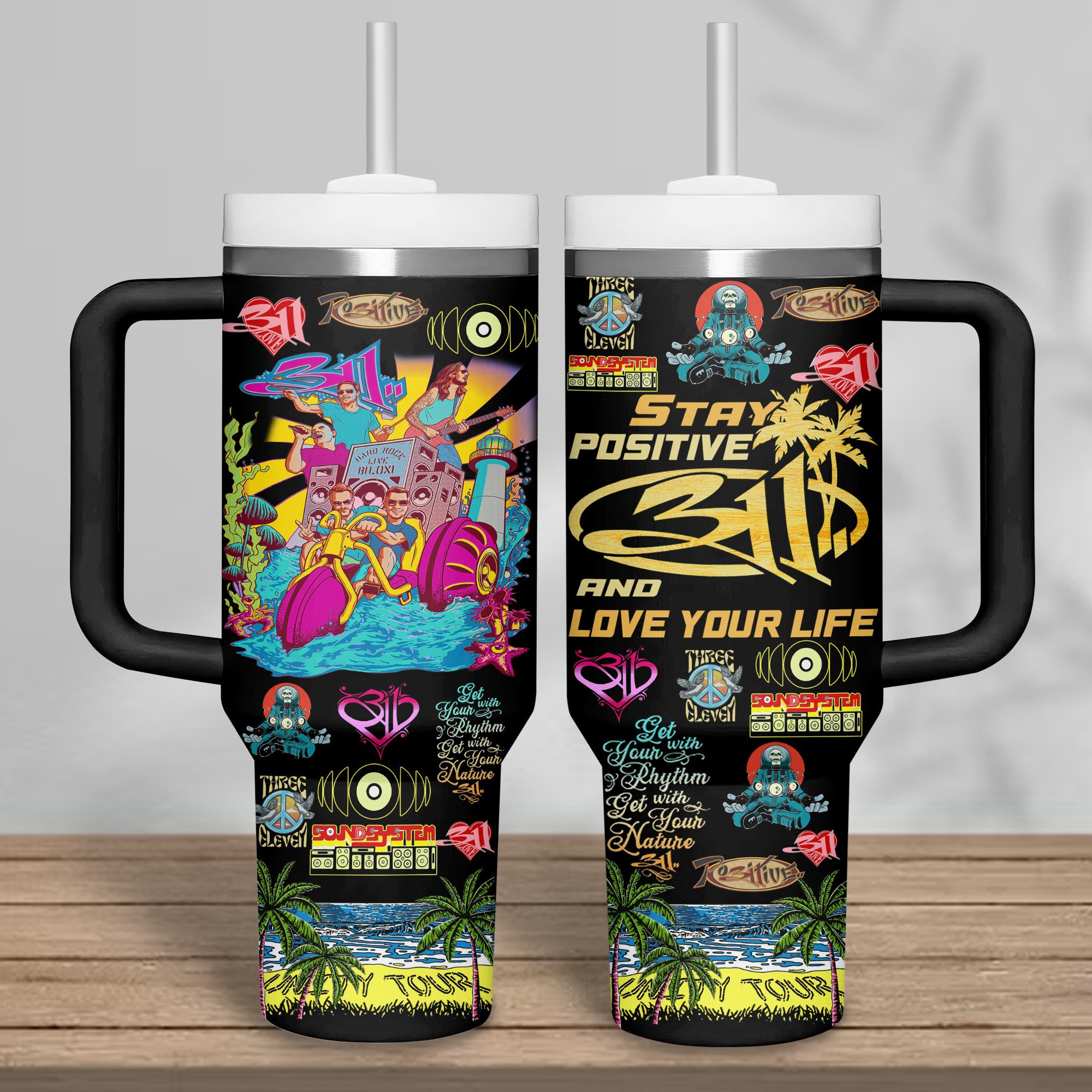 311B Music Custom Stanley Cup 40 oz 30 oz Tumbler With Handle